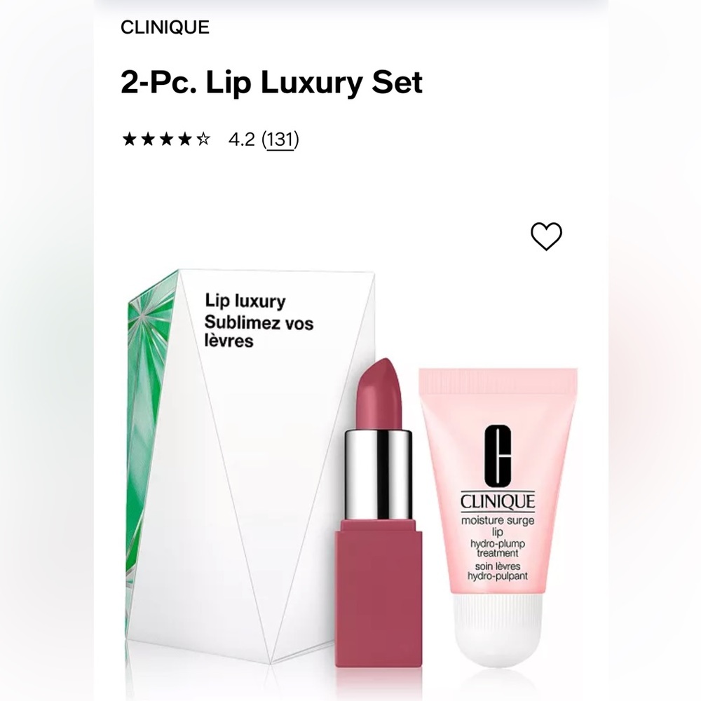 Clinique 2- PC Lip Luxury Set